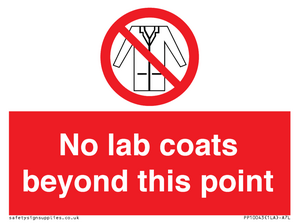 No lab coats beyond this point